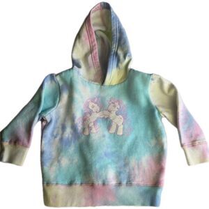 MY LITTLE PONY Pastel TIE DYE Sweatshirt HOODIE Toddler Sz 2T NEW Cotton On Kids